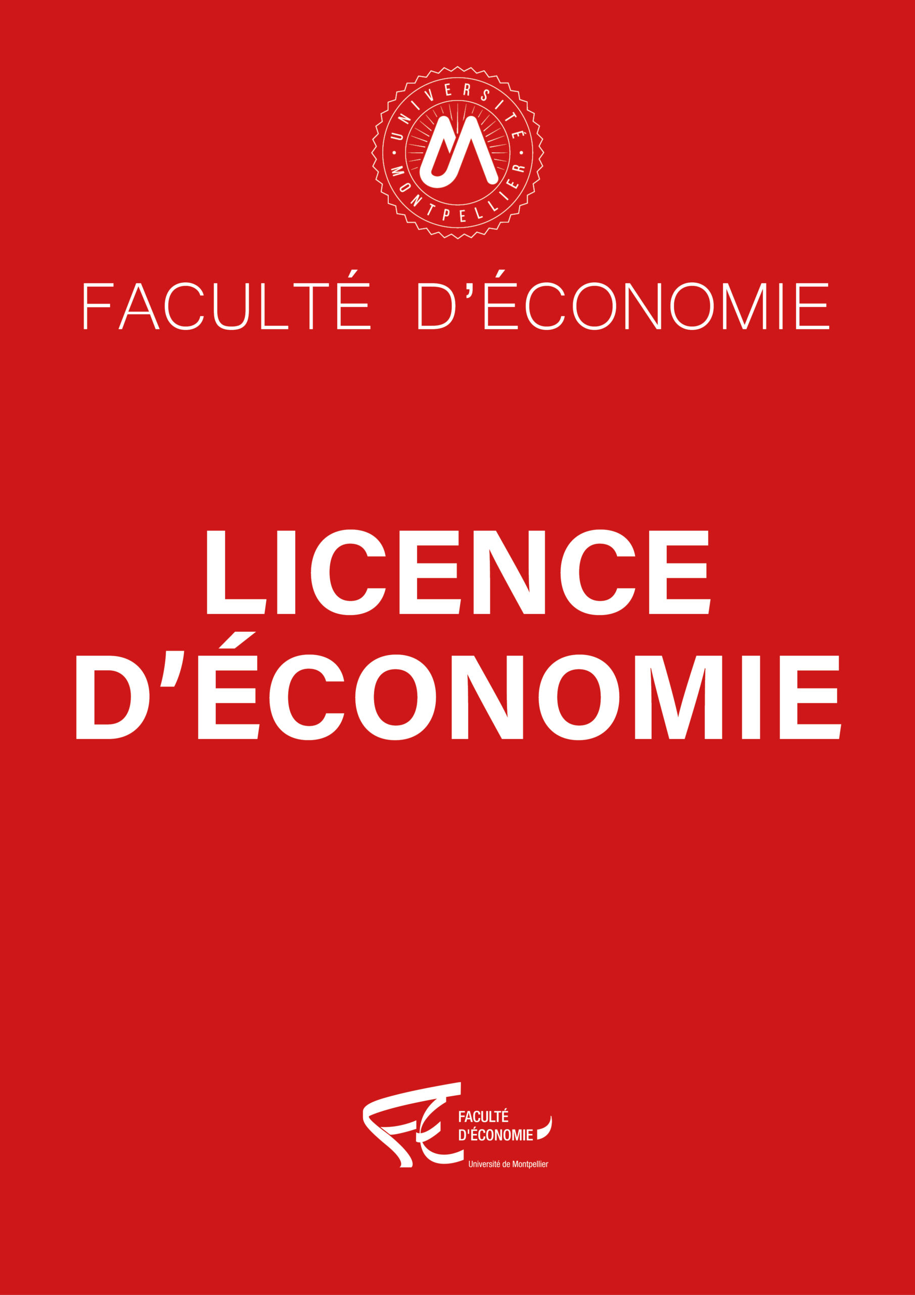 Licence d Économie Faculté d économie